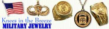Knees in the Breeze -- Custom Military Jewelry